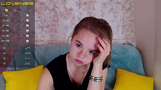 EllySweet naked stripping on cam for live sex video chat