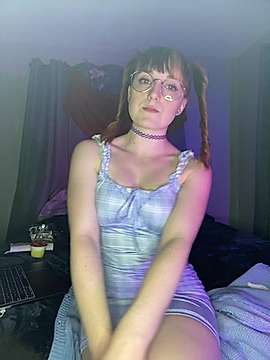 LilRedFlower naked stripping on cam for live sex video chat