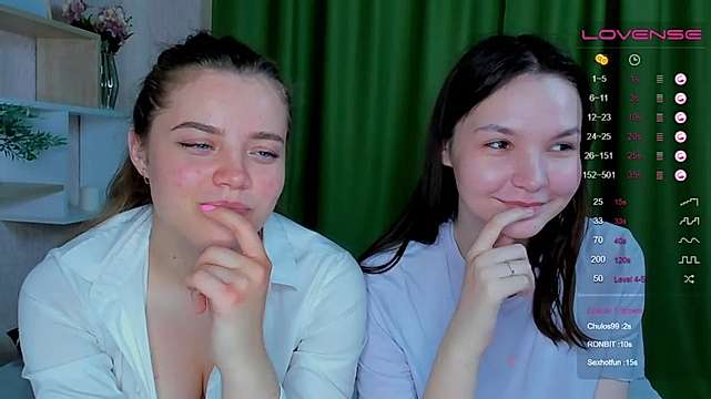 BonnieJudy naked stripping on cam for live sex video chat