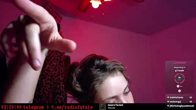 radiofatale naked stripping on cam for live sex video chat